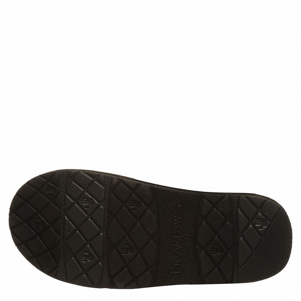 Pantuflas Bearpaw Loki Vegan Mujer Negras | PFO1591CA