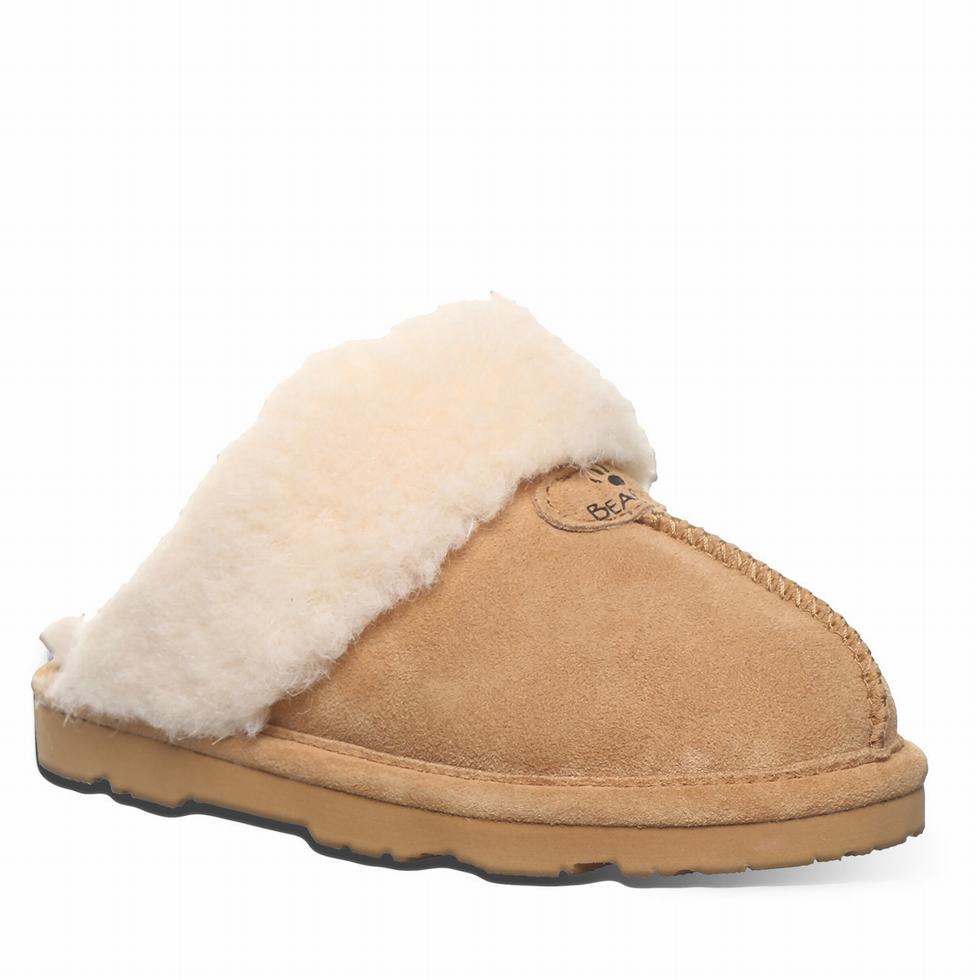 Pantuflas Bearpaw Loki Youth Niños Marrones | FJW4626HA