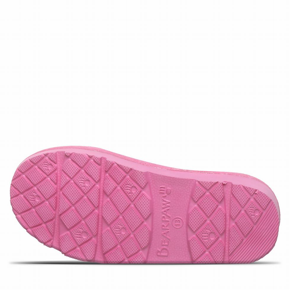 Pantuflas Bearpaw Loki Youth Niños Rosas | XIW6524YG