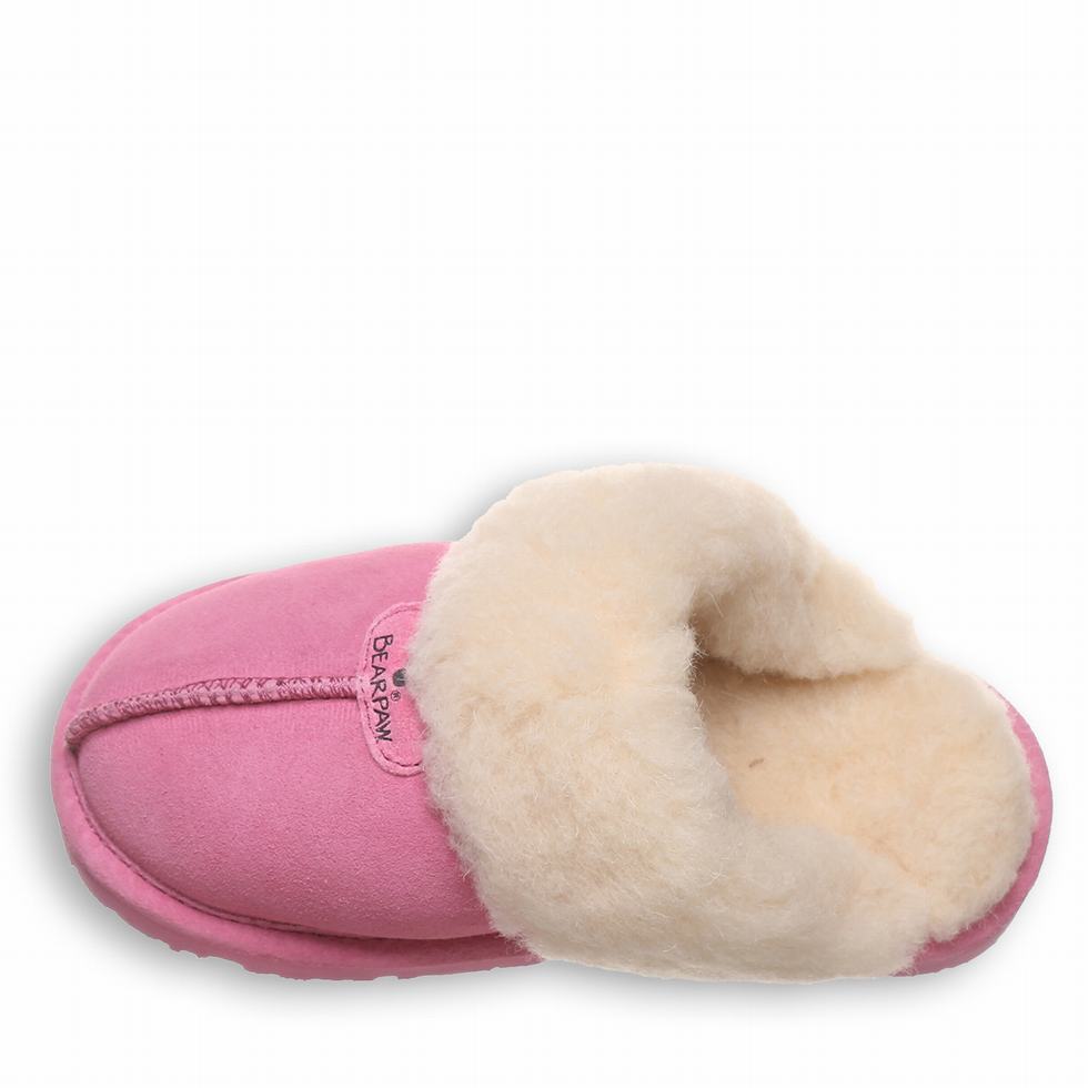 Pantuflas Bearpaw Loki Youth Niños Rosas | XIW6524YG