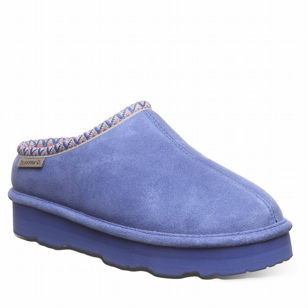 Pantuflas Bearpaw Martis Mujer Azules | YFP5640HM