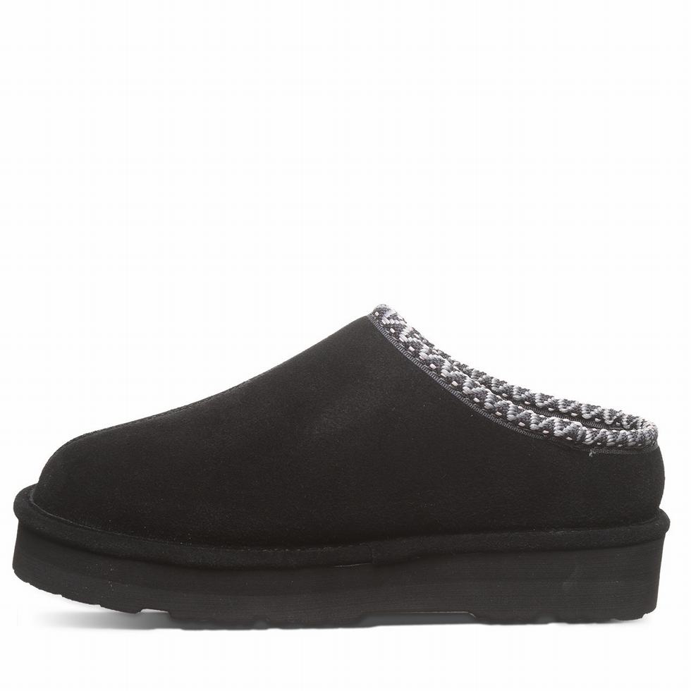 Pantuflas Bearpaw Martis Mujer Negras | FXS113LJ