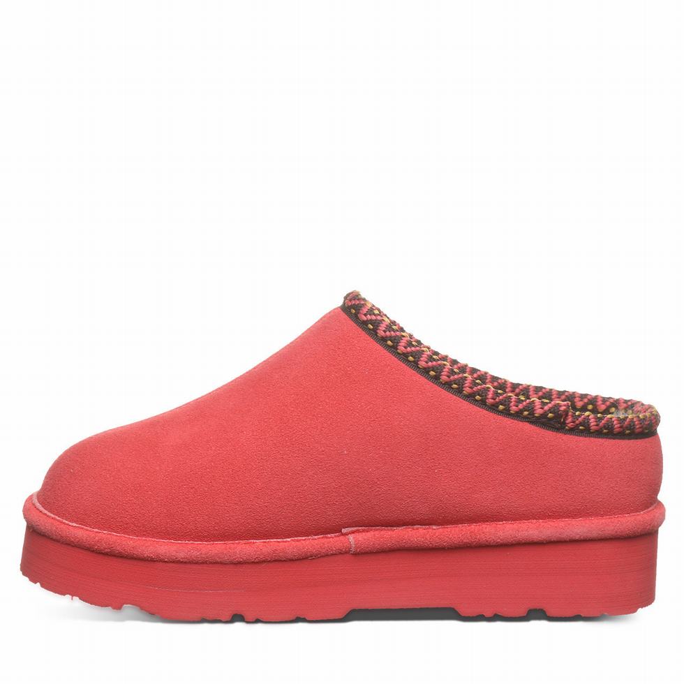 Pantuflas Bearpaw Martis Mujer Rojas | FVQ3360TG