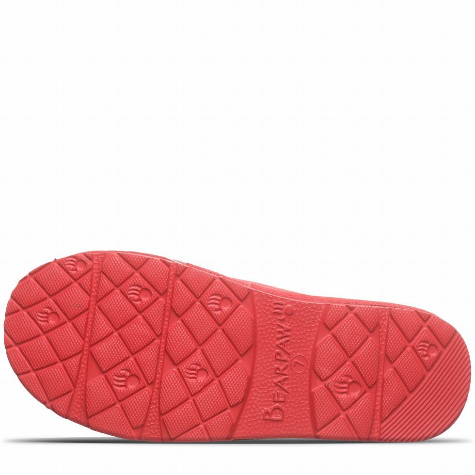 Pantuflas Bearpaw Martis Mujer Rojas | FVQ3360TG