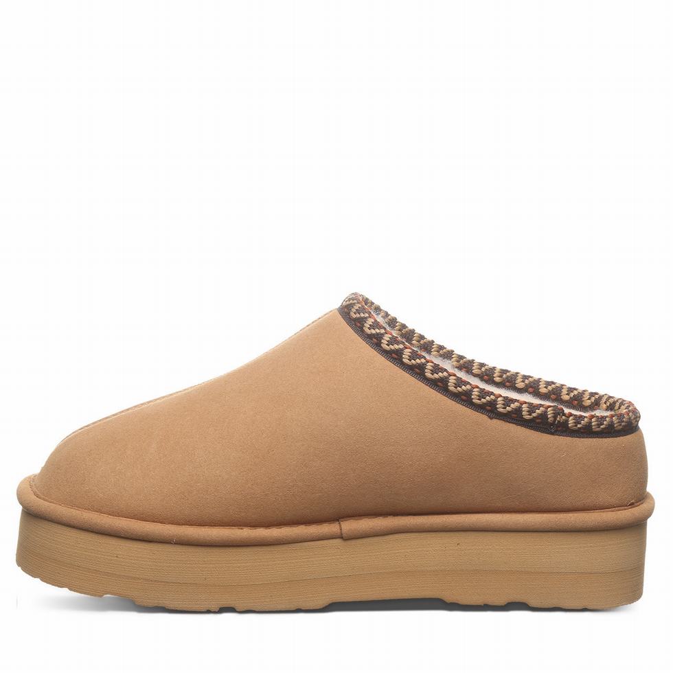 Pantuflas Bearpaw Martis Vegan Mujer Marrones | QHA878CJ