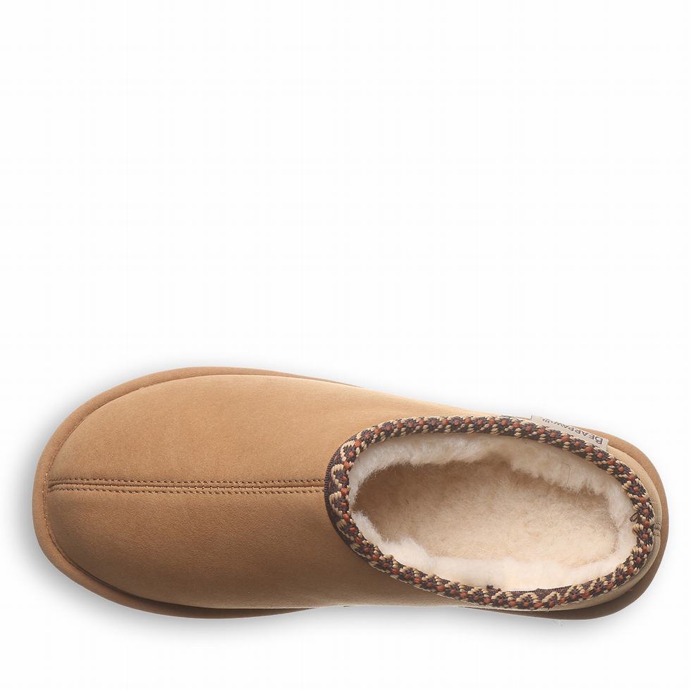 Pantuflas Bearpaw Martis Vegan Mujer Marrones | QHA878CJ