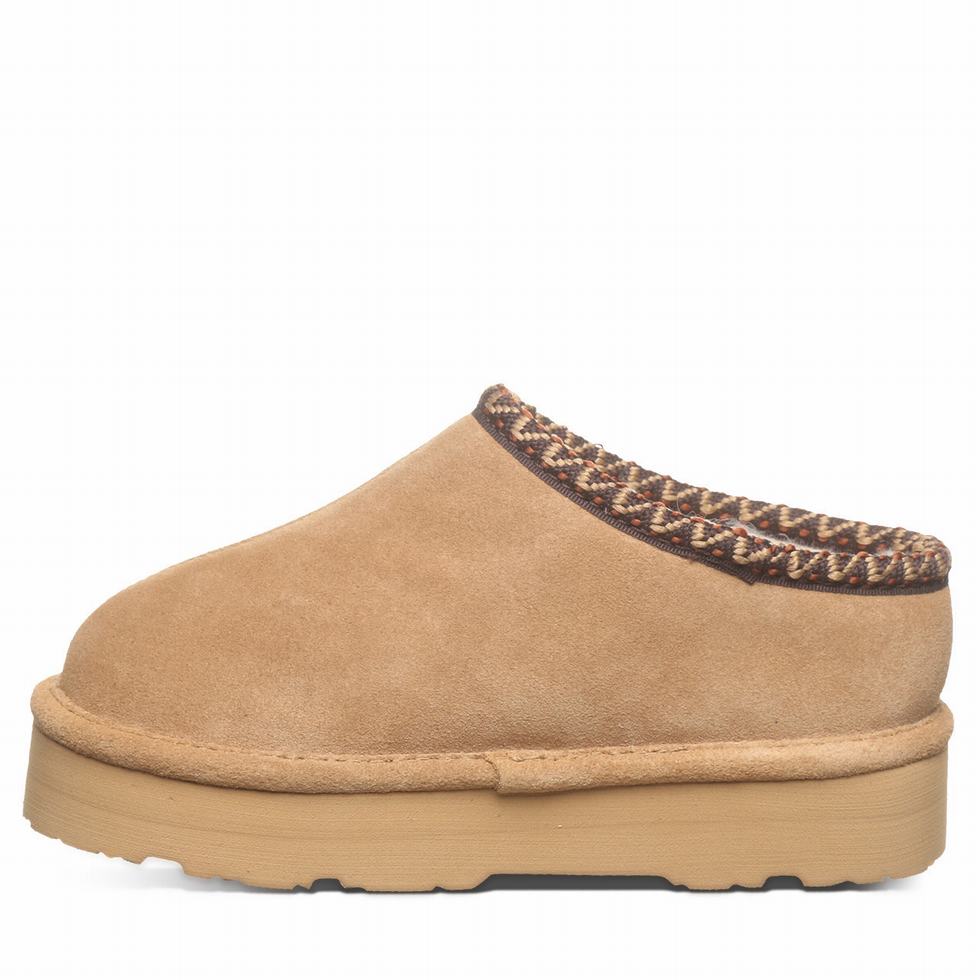 Pantuflas Bearpaw Martis Youth Niños Marrones | RZX4180WE