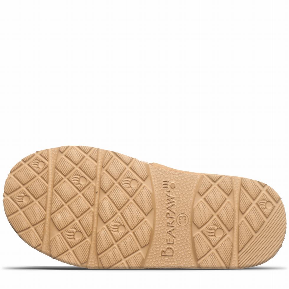 Pantuflas Bearpaw Martis Youth Niños Marrones | RZX4180WE