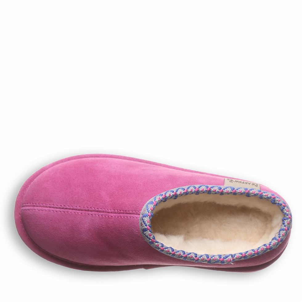 Pantuflas Bearpaw Martis Youth Niños Moradas | VZU7418ZN