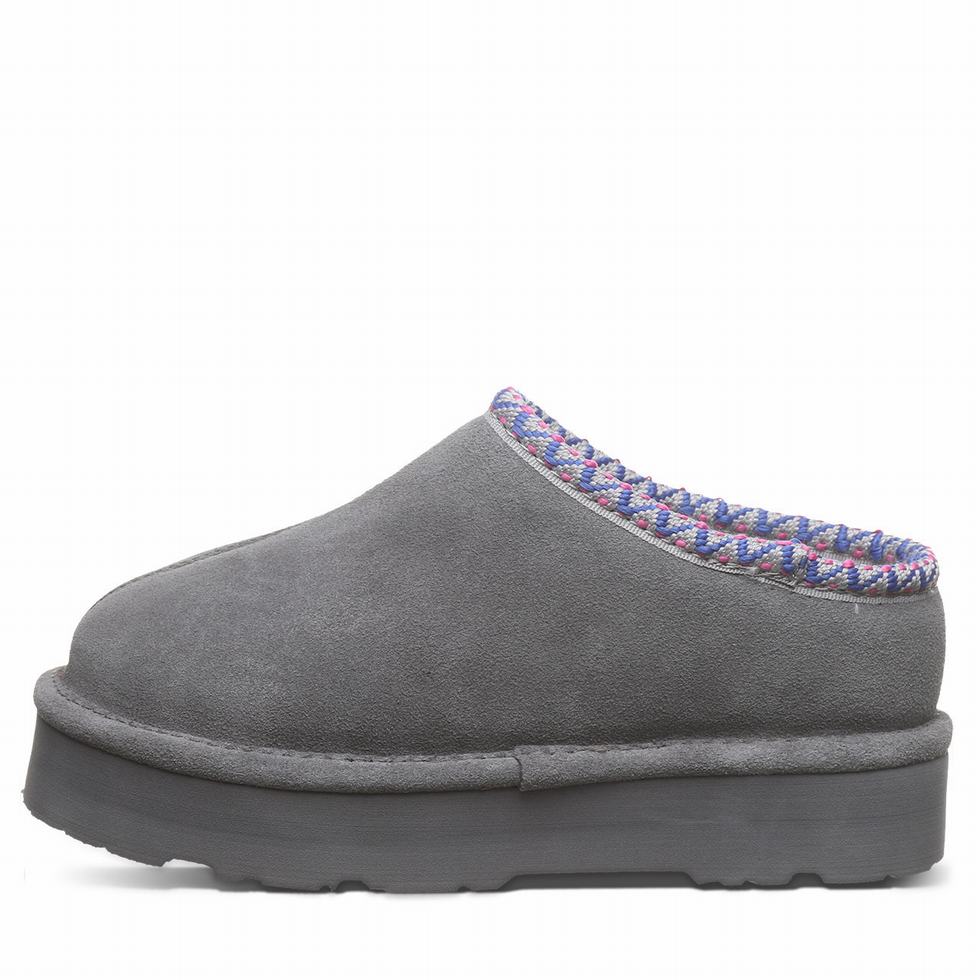 Pantuflas Bearpaw Martis Youth Niños Negras | MXJ2869IT