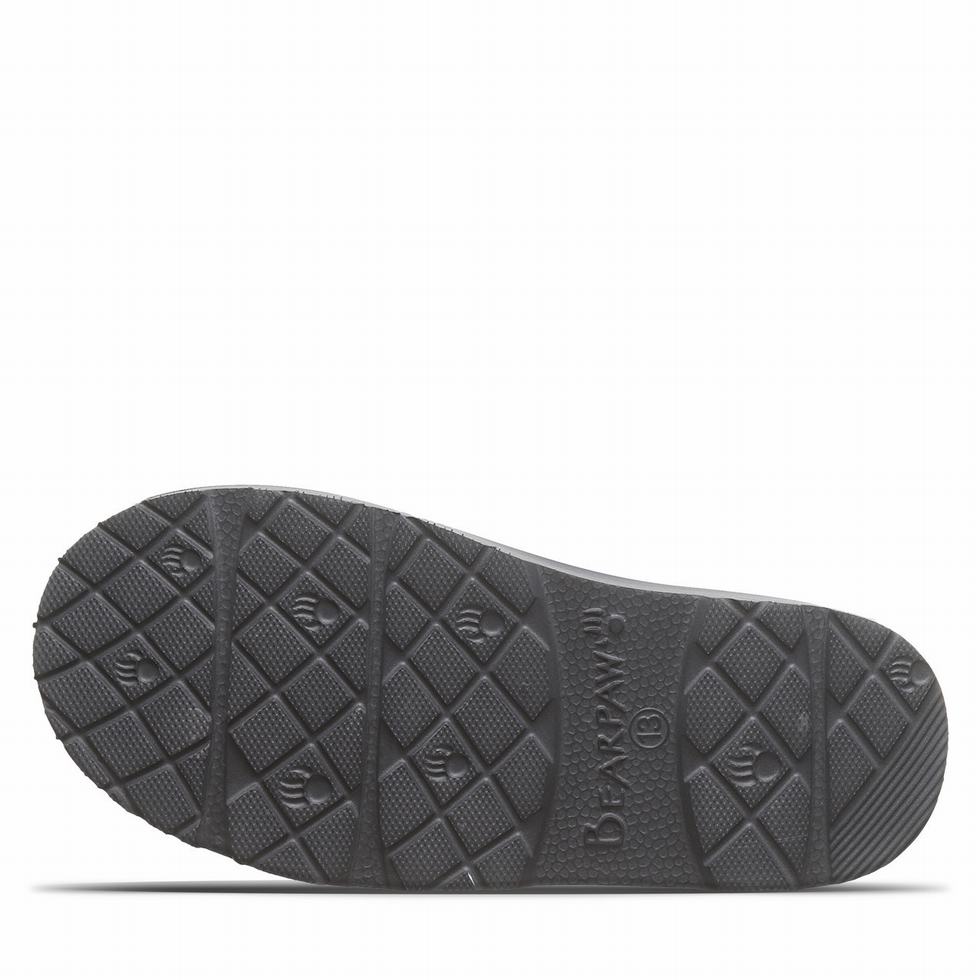 Pantuflas Bearpaw Martis Youth Niños Negras | MXJ2869IT