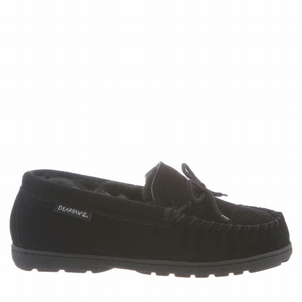 Pantuflas Bearpaw Mindy Mujer Negras | DWI4030ZA