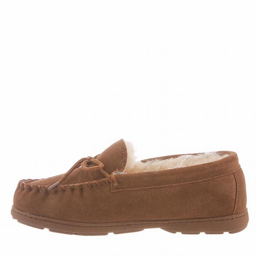 Pantuflas Bearpaw Mindy Wide Mujer Marrones | MXX591DJ