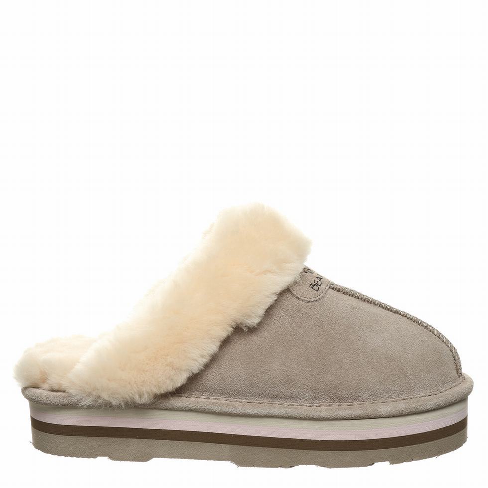 Pantuflas Bearpaw Retro Loki Mujer Beige | VJK3793SS