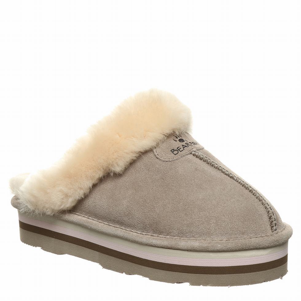 Pantuflas Bearpaw Retro Loki Mujer Beige | VJK3793SS