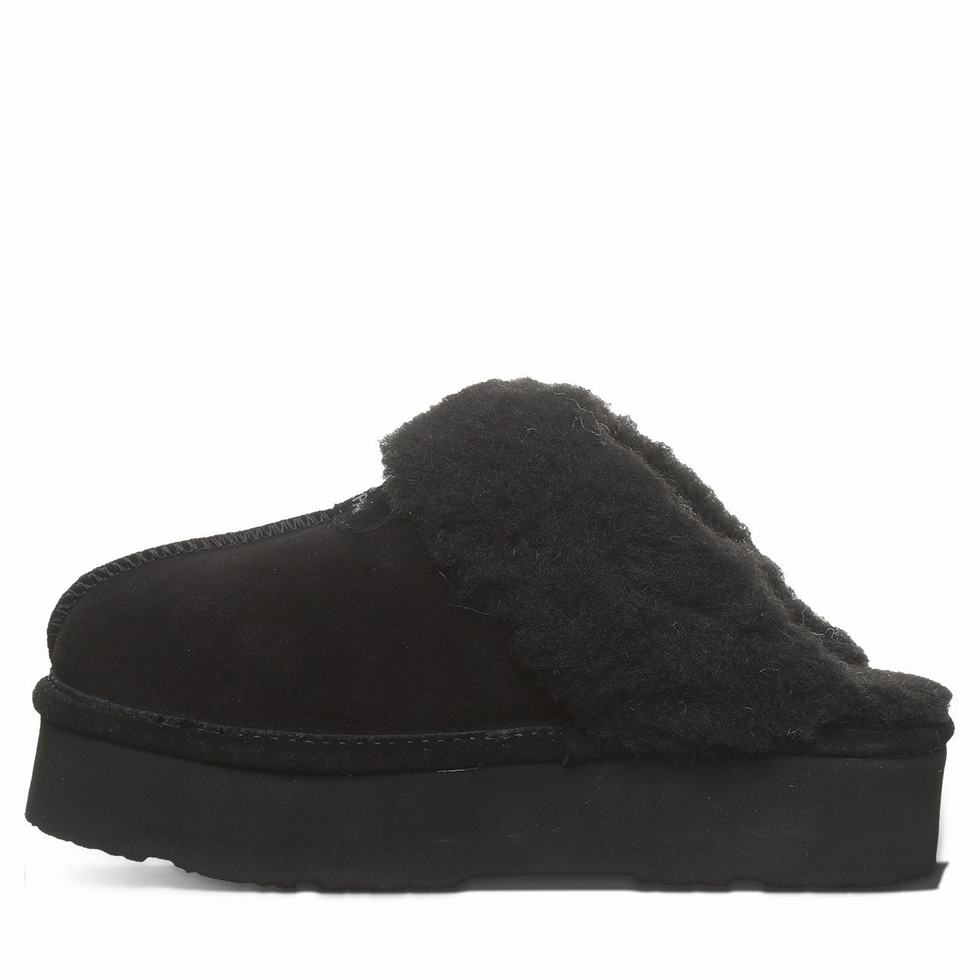 Pantuflas Bearpaw Retro Loki Mujer Negras | AVC6078QR