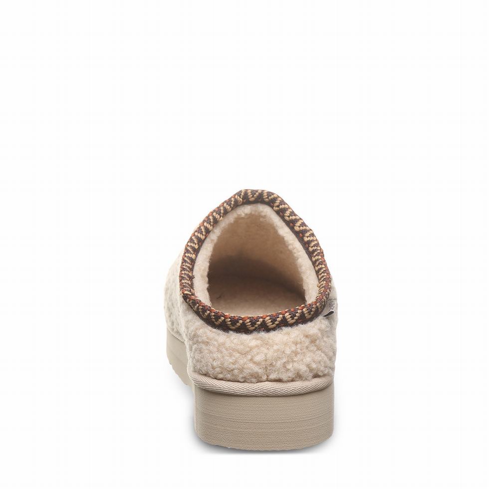 Pantuflas Bearpaw Snuggle Martis Mujer Beige | YOS5081ZP