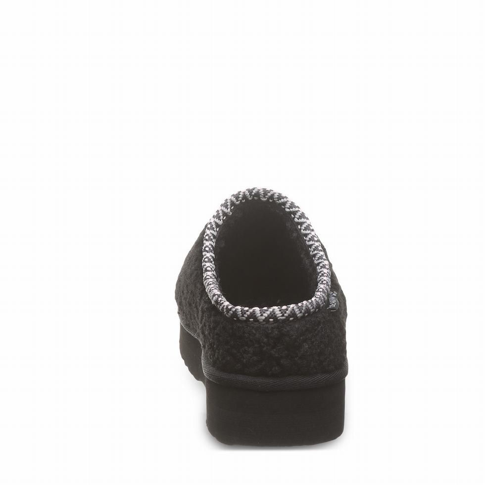 Pantuflas Bearpaw Snuggle Martis Mujer Negras | YBE4921TY