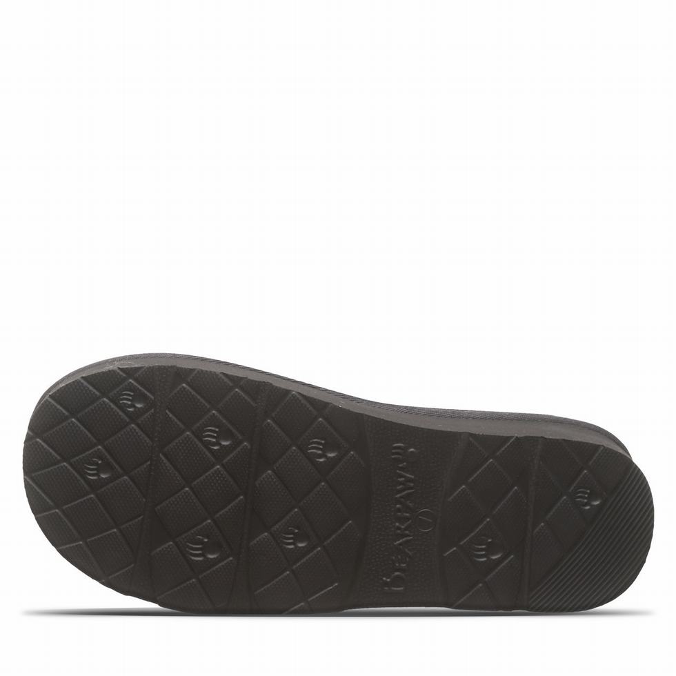 Pantuflas Bearpaw Snuggle Martis Mujer Negras | UYM5622JE