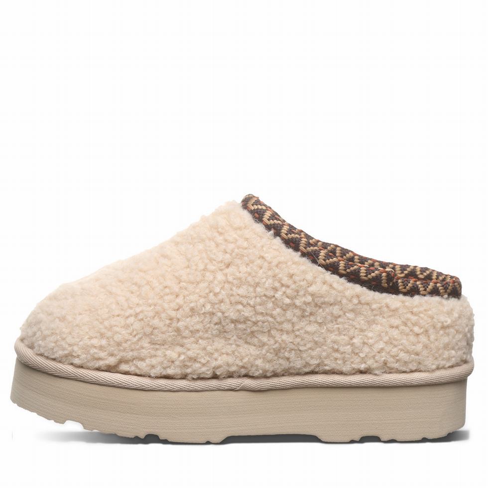 Pantuflas Bearpaw Snuggle Martis Youth Niños Beige | LVD521XF