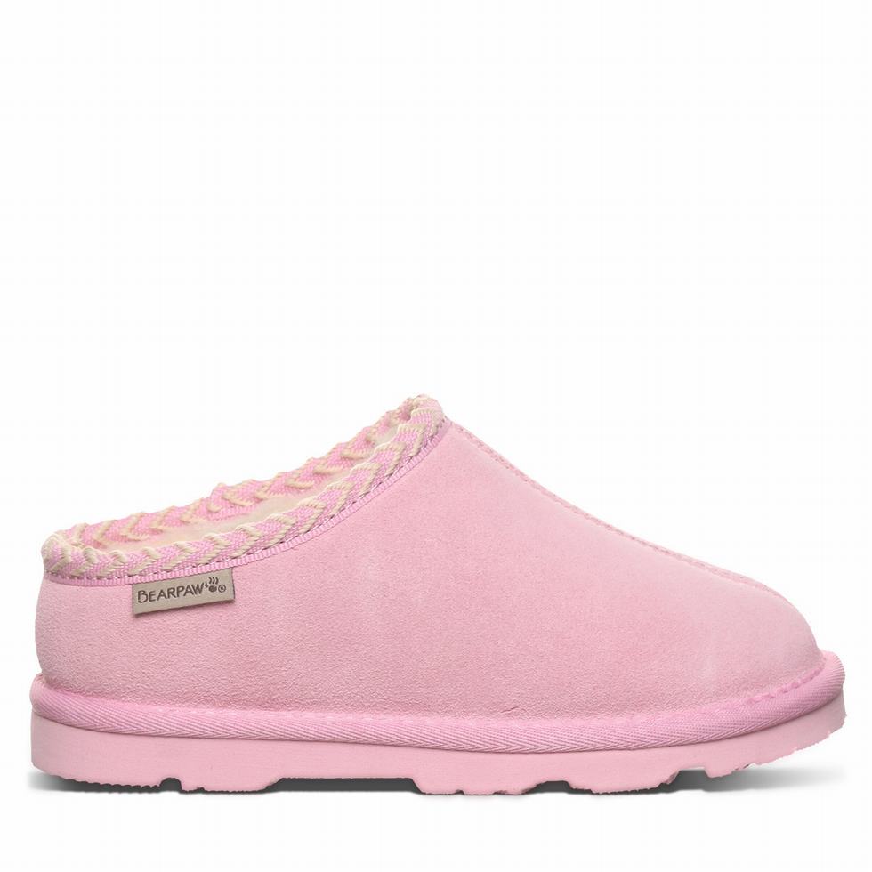 Pantuflas Bearpaw Tabitha Youth Niños Rosas | NHQ2831CX