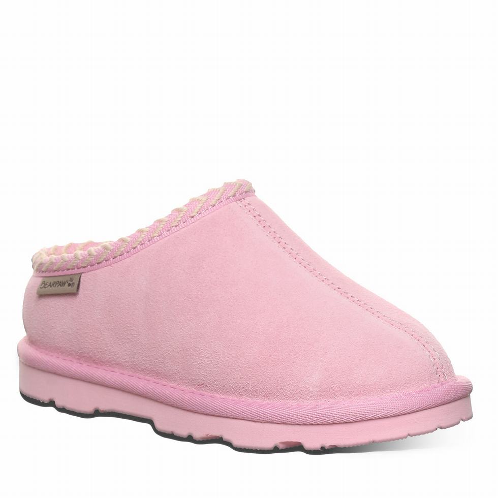 Pantuflas Bearpaw Tabitha Youth Niños Rosas | NHQ2831CX