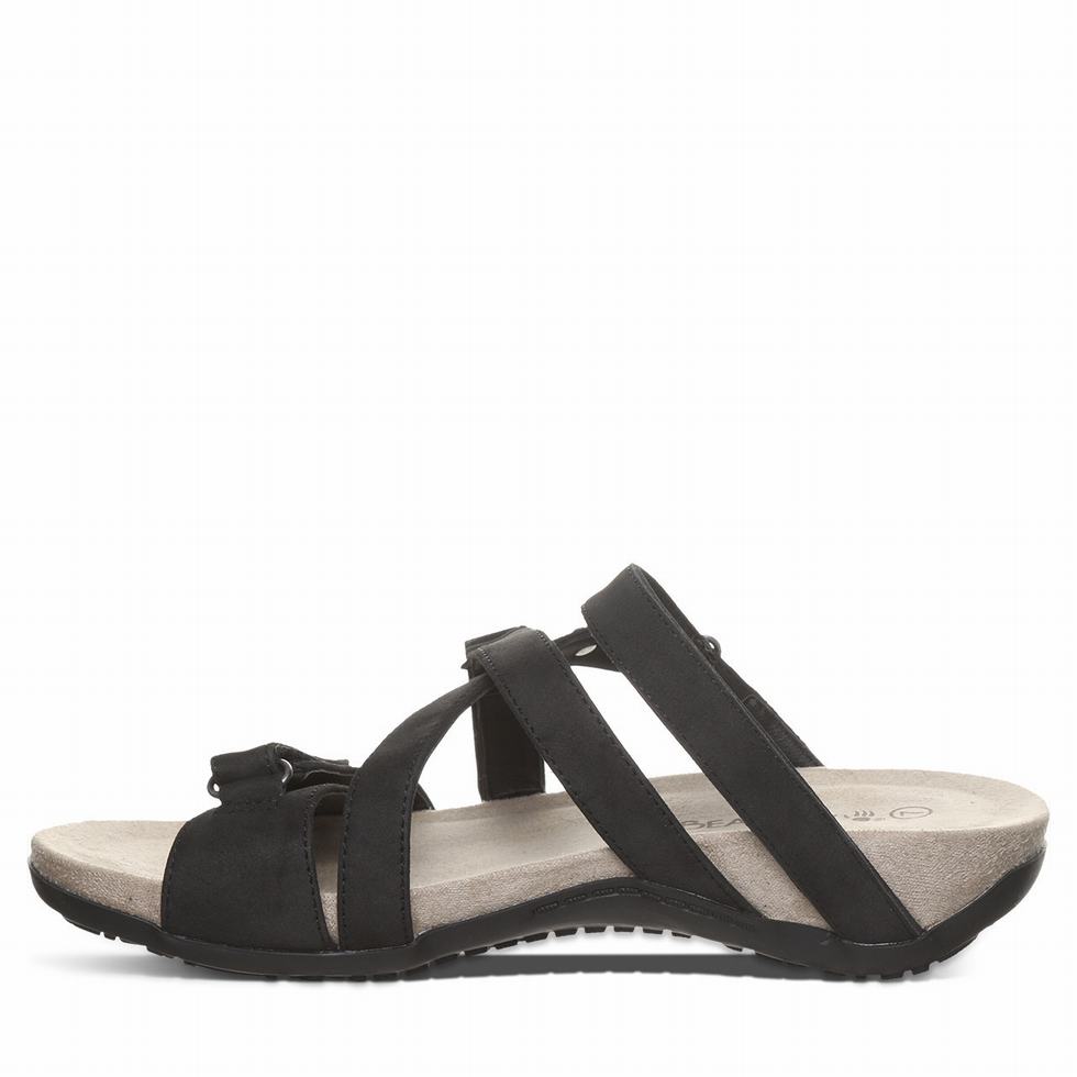 Sandalias Bearpaw Acacia Mujer Negras | ZUH541CJ