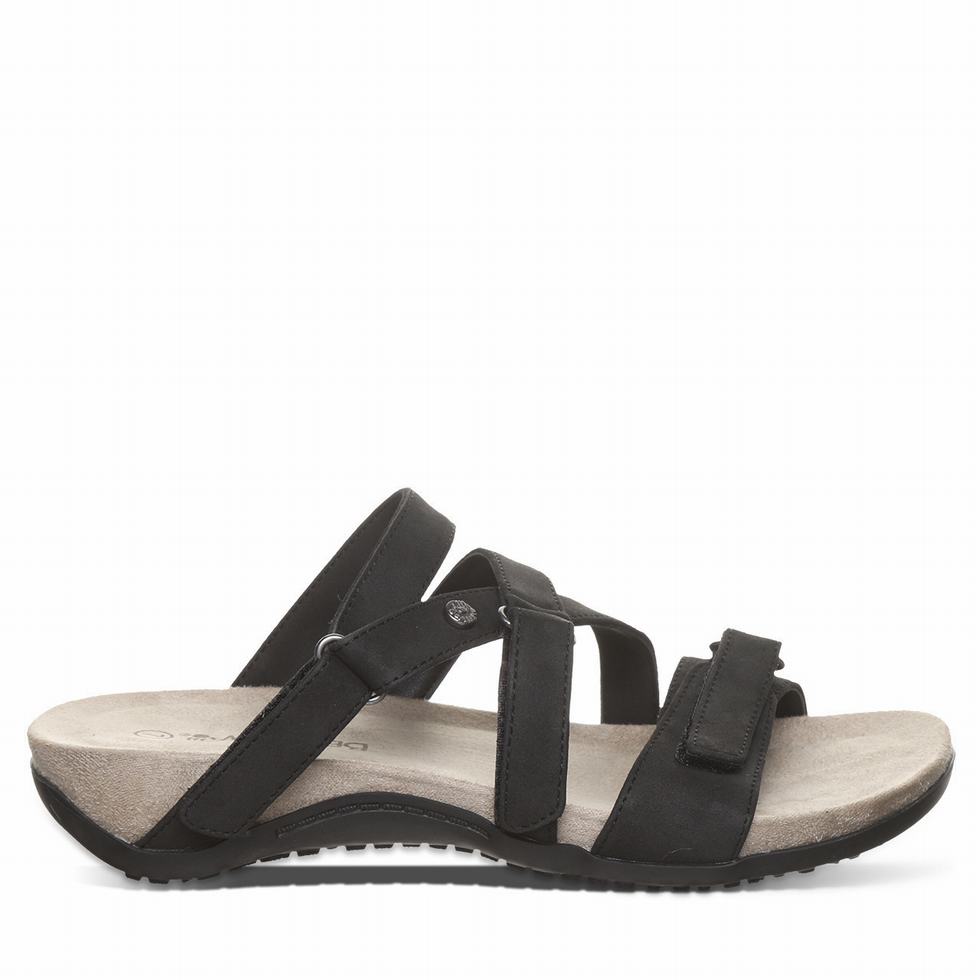 Sandalias Bearpaw Acacia Mujer Negras | ZUH541CJ