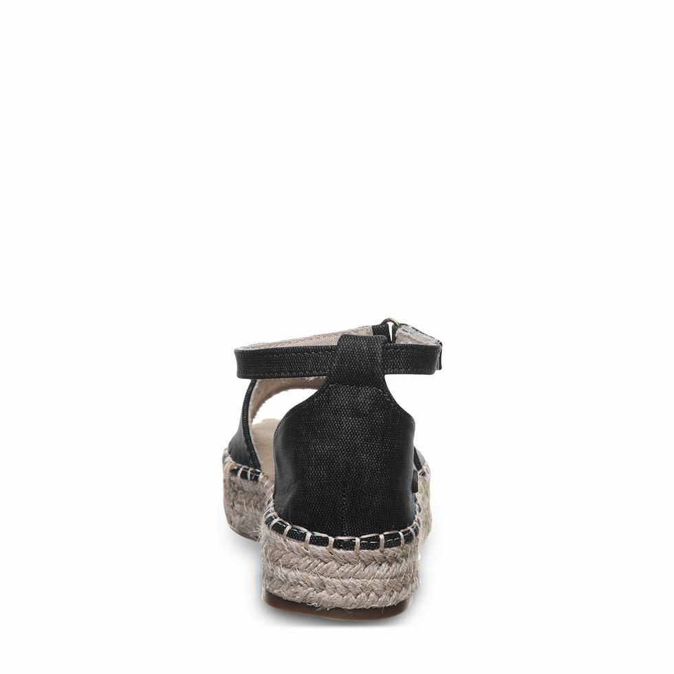 Sandalias Bearpaw Affogato Mujer Negras | KSL8737AW