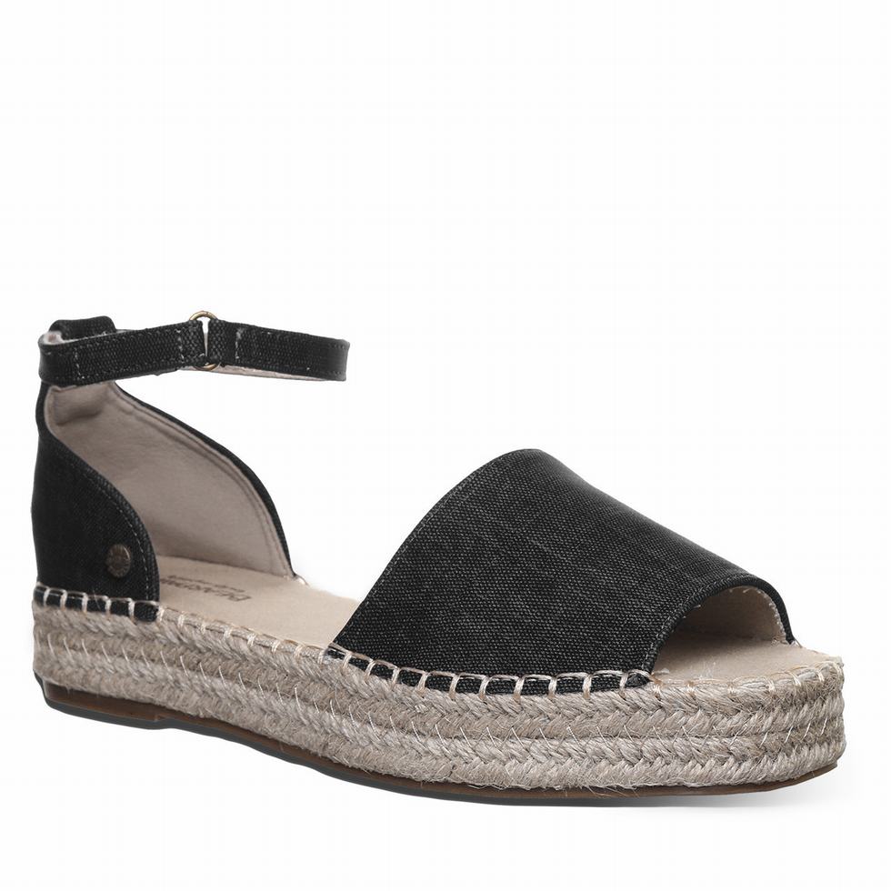 Sandalias Bearpaw Affogato Mujer Negras | KSL8737AW