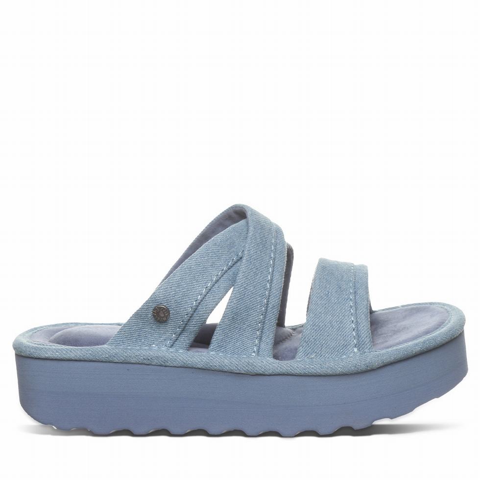 Sandalias Bearpaw Altitude Mujer Azules | JHL7911RO