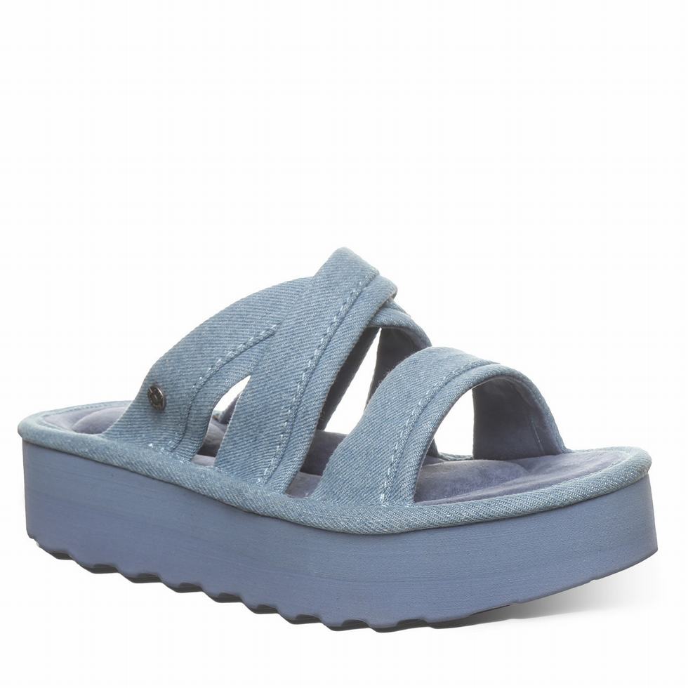 Sandalias Bearpaw Altitude Mujer Azules | JHL7911RO