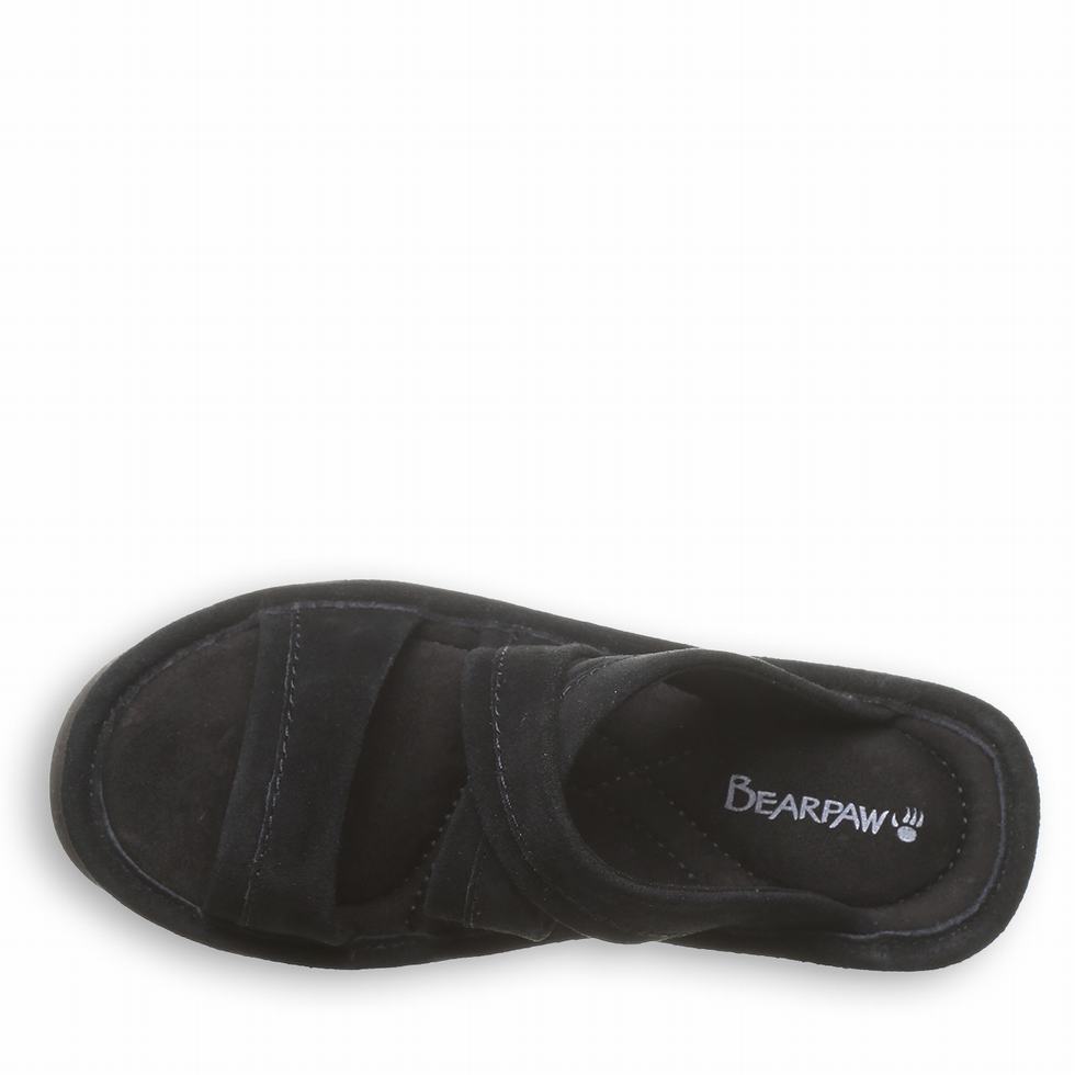 Sandalias Bearpaw Altitude Mujer Negras | ZZH1018SY