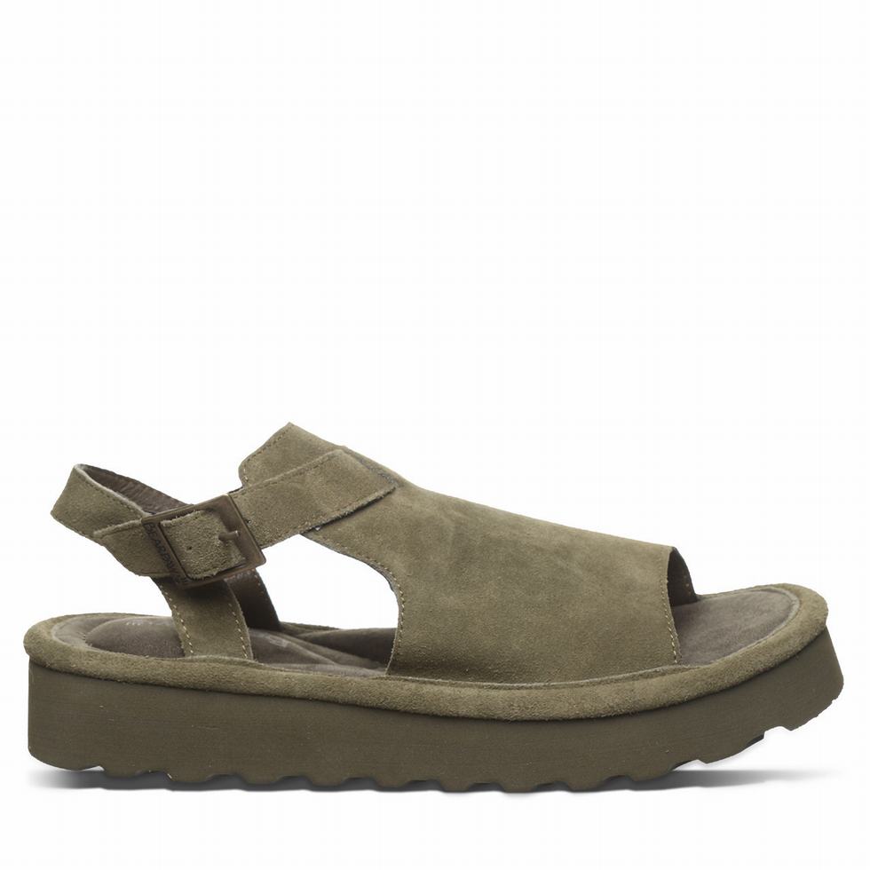 Sandalias Bearpaw Ascend Mujer Verde | RJG8084ZQ