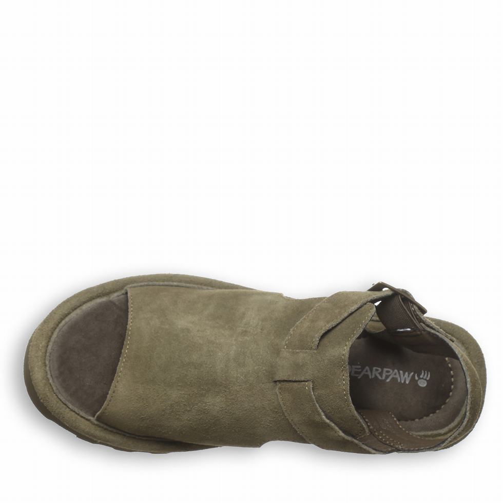 Sandalias Bearpaw Ascend Mujer Verde | RJG8084ZQ