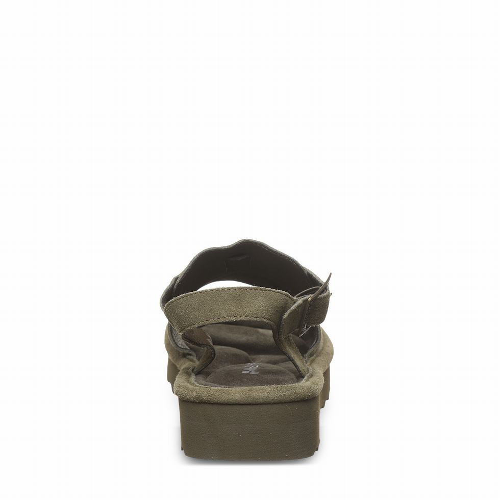 Sandalias Bearpaw Ascend Mujer Verde | RJG8084ZQ