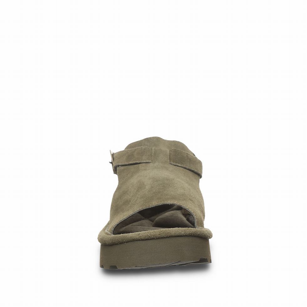 Sandalias Bearpaw Ascend Mujer Verde | RJG8084ZQ