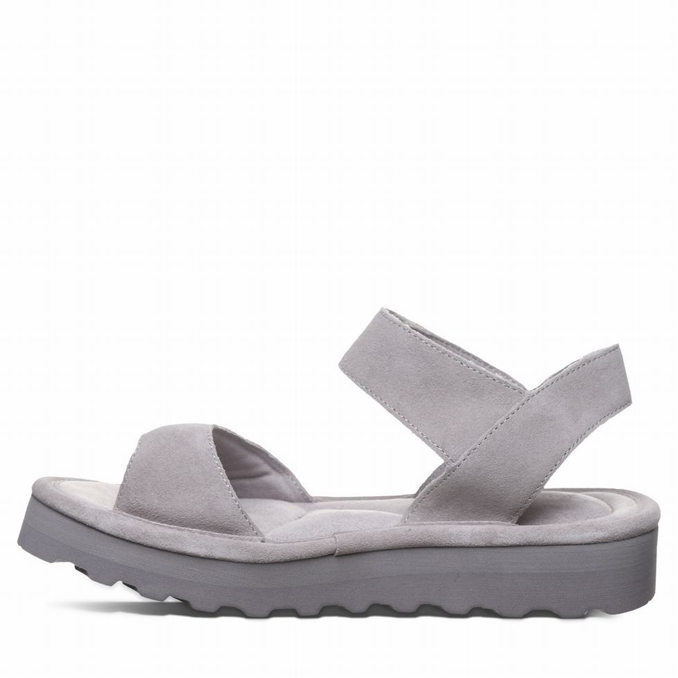 Sandalias Bearpaw Crest Mujer Gris | UCU5084RO