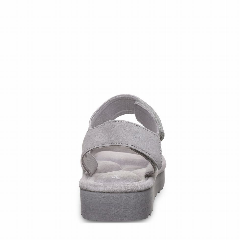 Sandalias Bearpaw Crest Mujer Gris | UCU5084RO