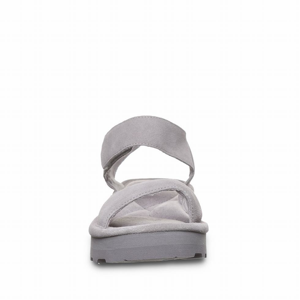 Sandalias Bearpaw Crest Mujer Gris | UCU5084RO