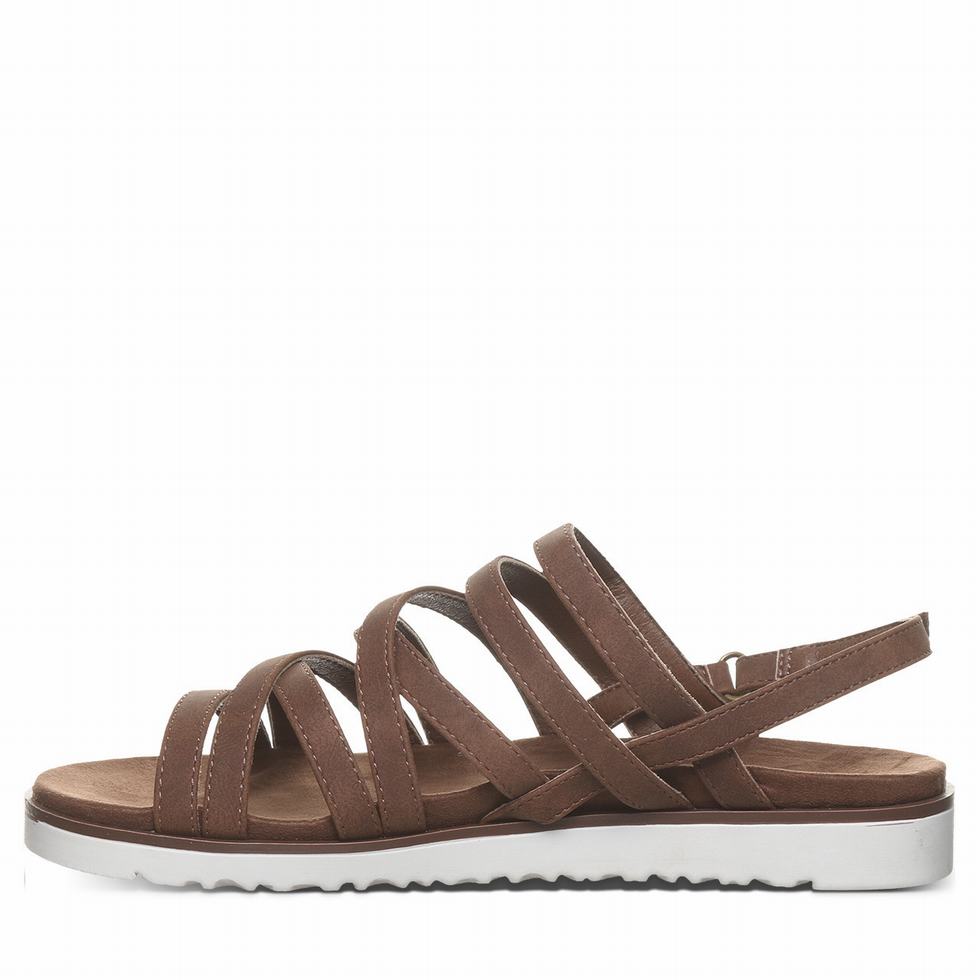 Sandalias Bearpaw Crete Mujer Marrones | GZI9541GP