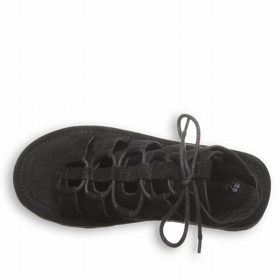 Sandalias Bearpaw Elevation Mujer Negras | ZCU2667CV