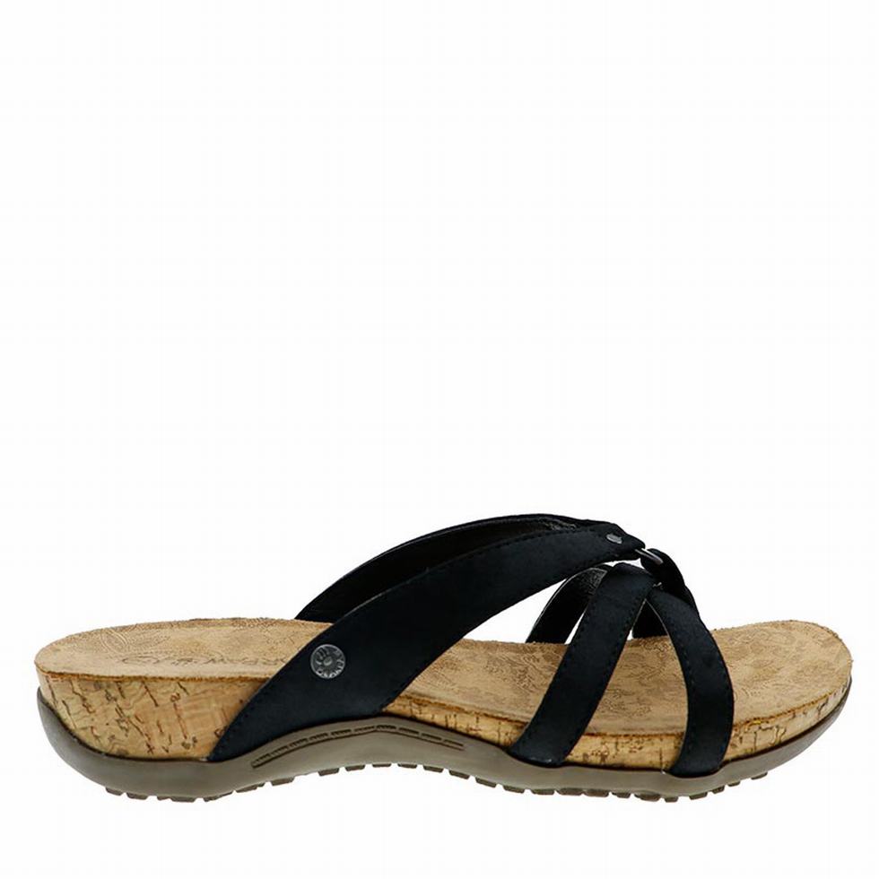 Sandalias Bearpaw Fawn Mujer Negras | UDQ263GY