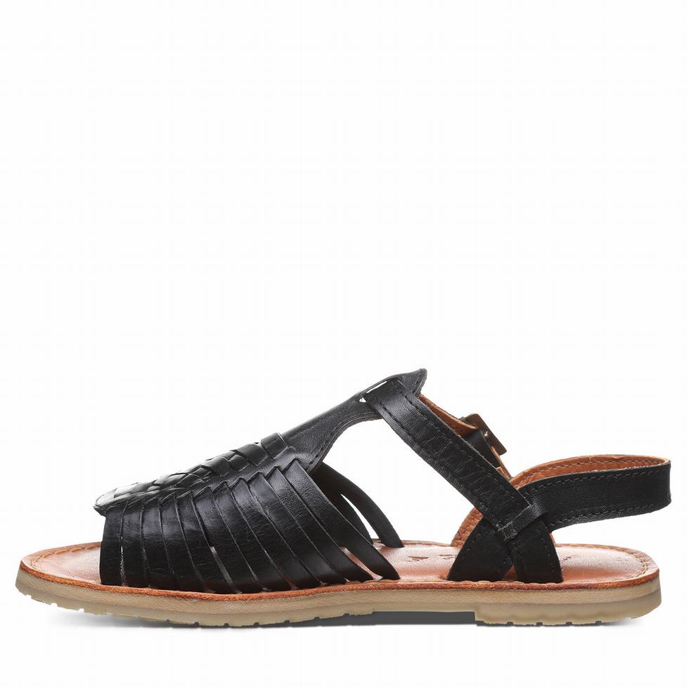 Sandalias Bearpaw Gloria Mujer Negras | MNZ9518TZ