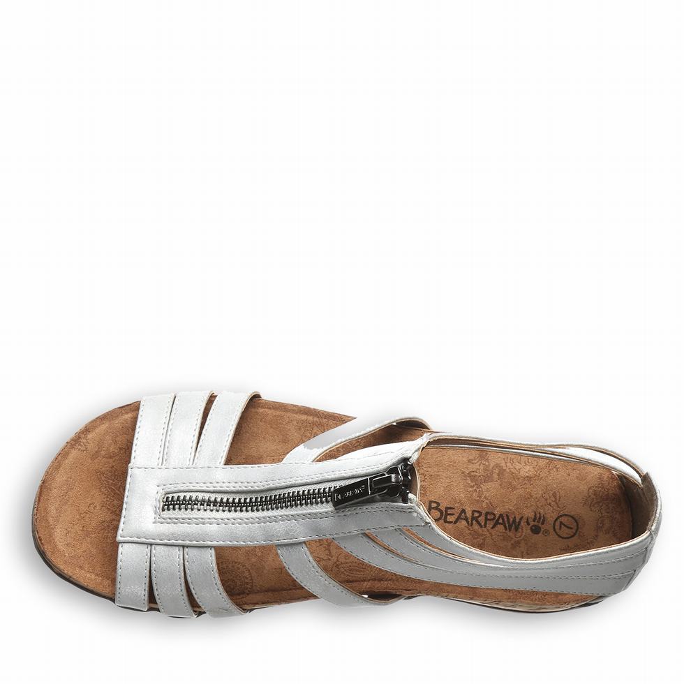 Sandalias Bearpaw Layla II Mujer Blancas | UHM2533VQ