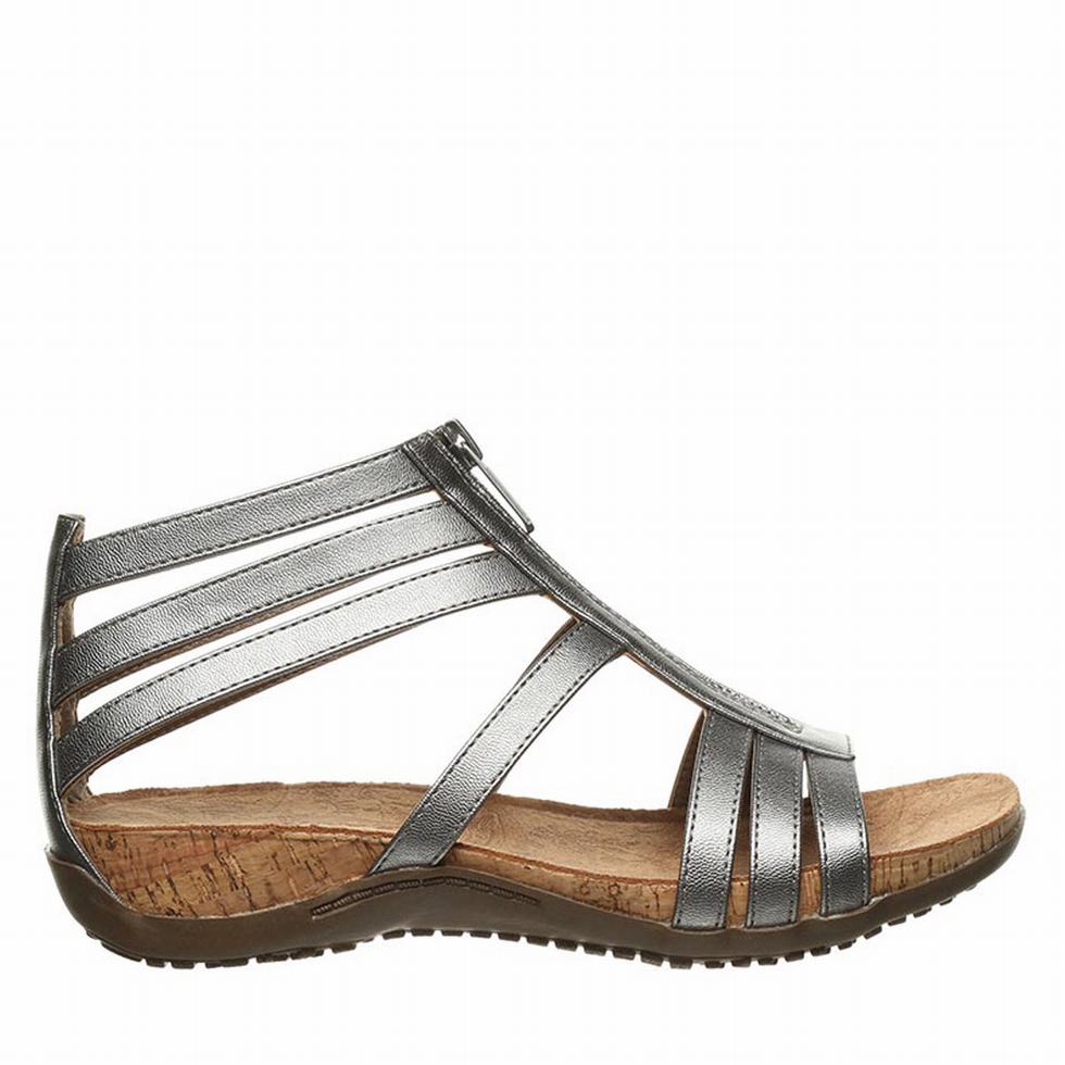 Sandalias Bearpaw Layla II Mujer Gris | YQT5151DL