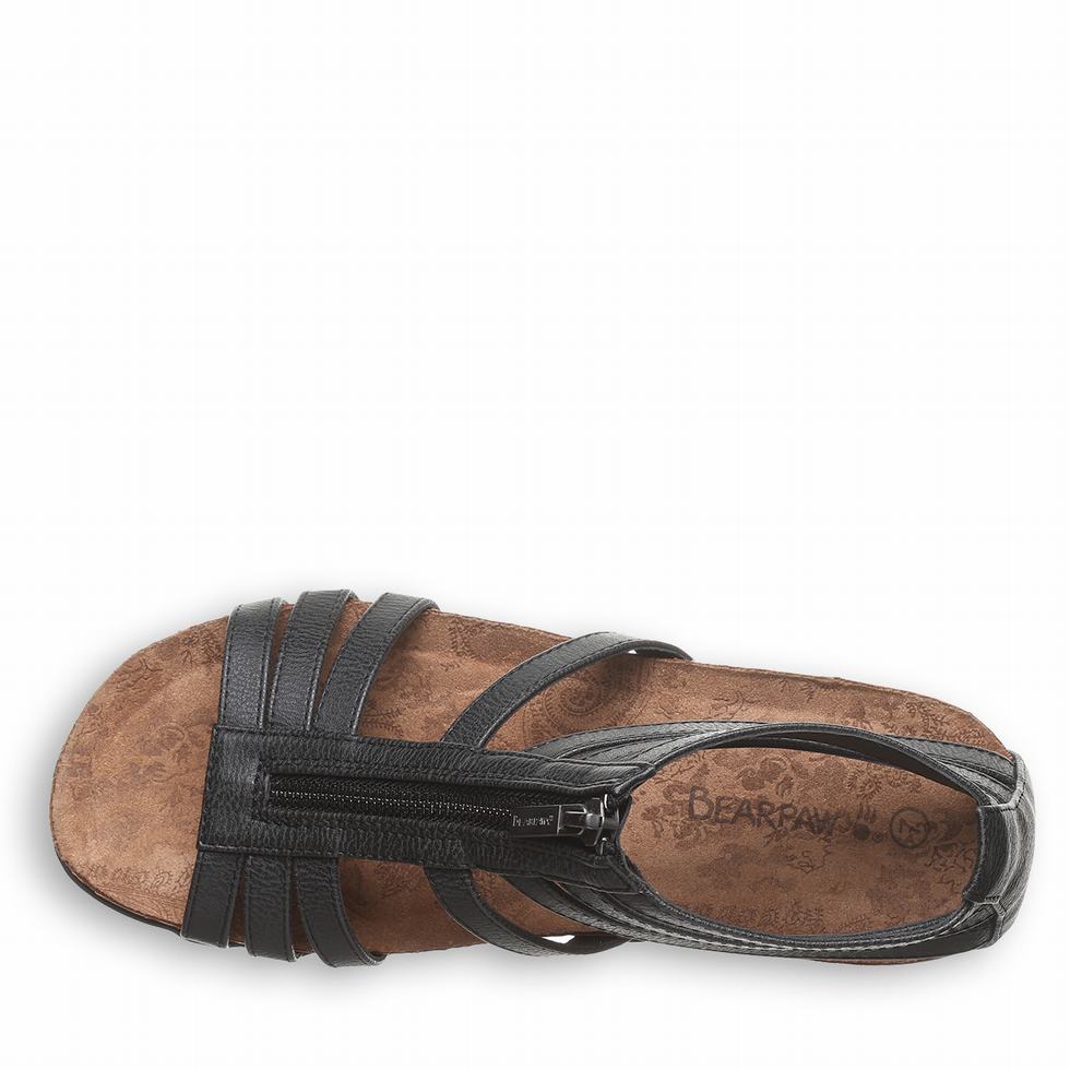 Sandalias Bearpaw Layla II Mujer Negras | NRT3015WI