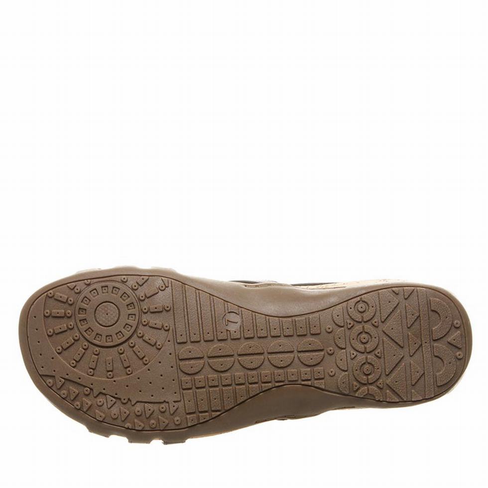 Sandalias Bearpaw Layla Wide Mujer Negras | EQS4890AV