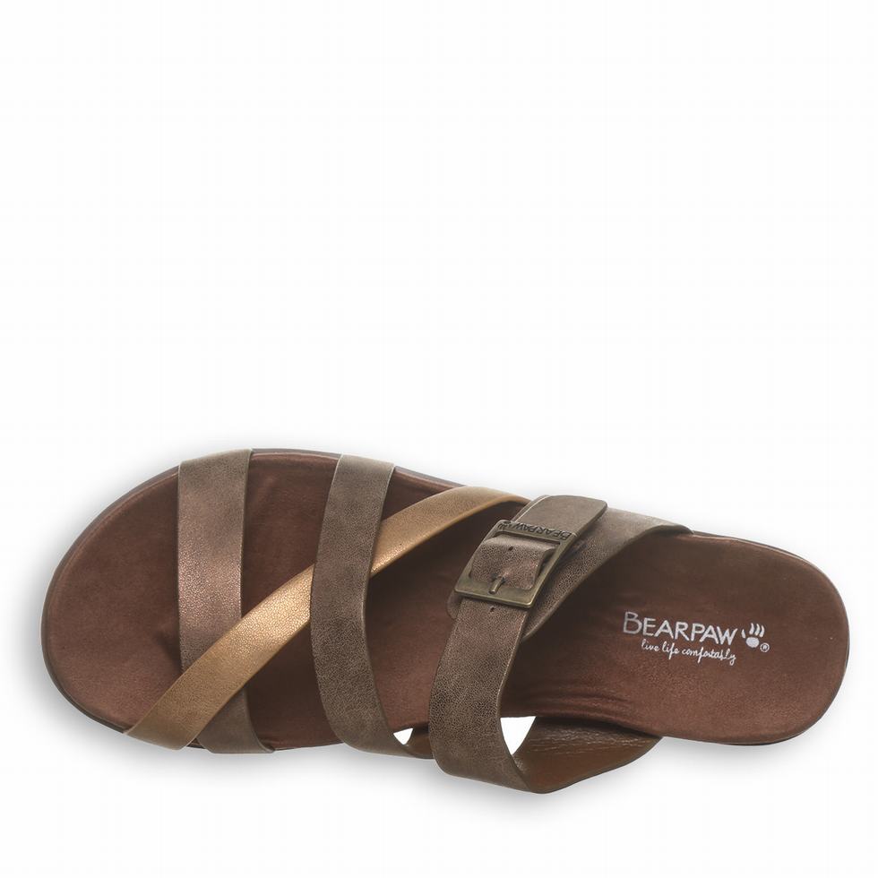 Sandalias Bearpaw Rhodes Mujer Marrones | JLH2790JM