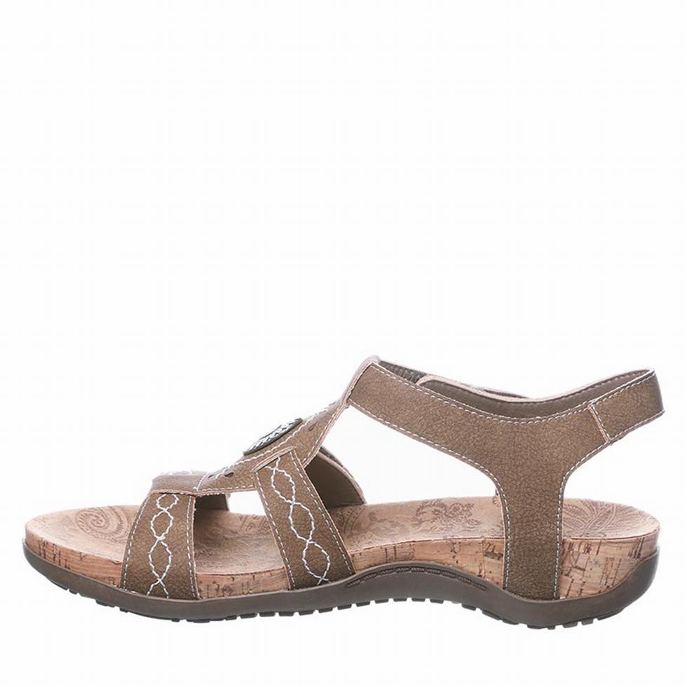 Sandalias Bearpaw Ridley II Mujer Marrones | AAE8772TN